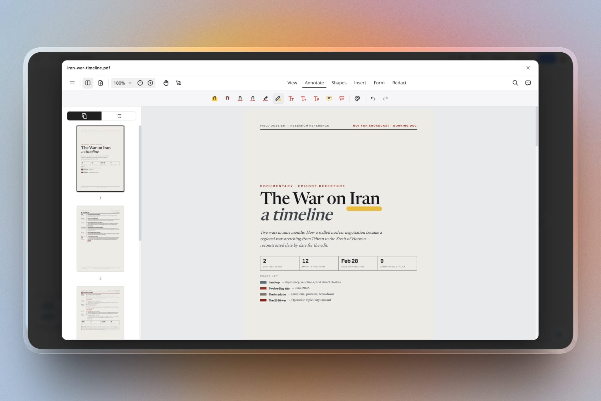 Reordering, Splitting & Merging PDFs