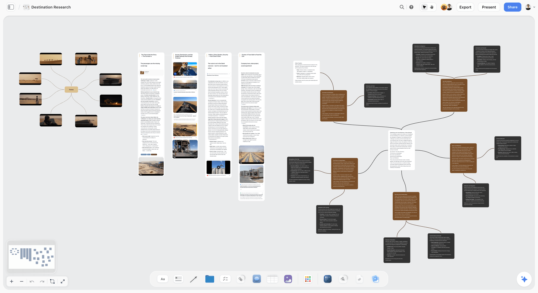 Storyflow study canvas