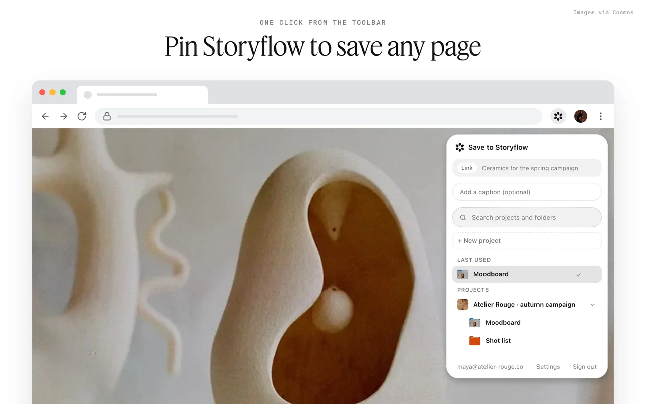 Clip Anything From the Web Onto Your Board